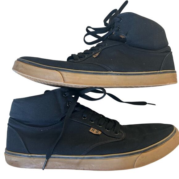 Harley-Davidson Men’s Wrenford Black Canvas Shoes main image 4